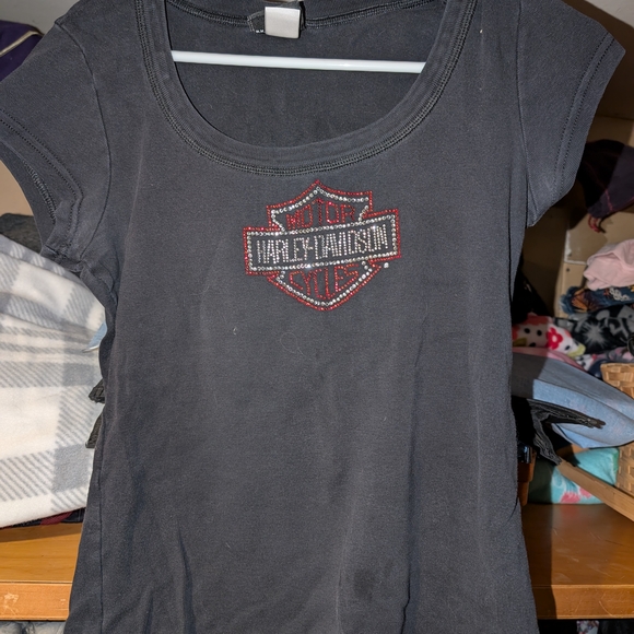 Harley-Davidson Women's Black T-Shirt - Picture 1 of 9